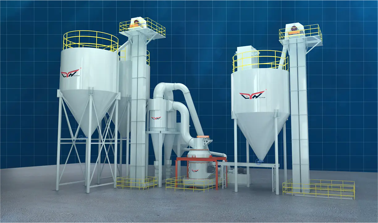 LYH998 4 Roller Raymond Gribing Pendulum Mill